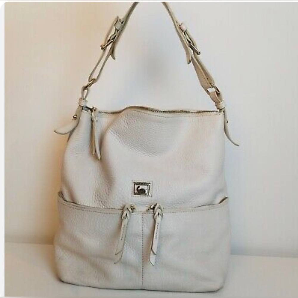 DOONEY & BURKE LEATHER HOBO BAG